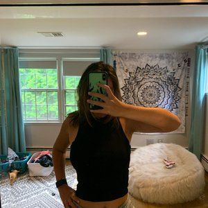 black Zara tank top